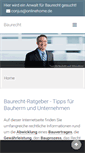 Mobile Screenshot of baurecht-ratgeber.de